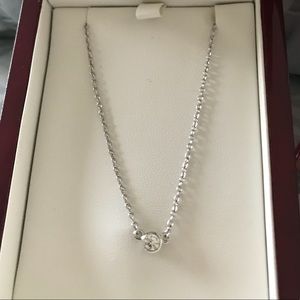 Diamond Solitaire Necklace
